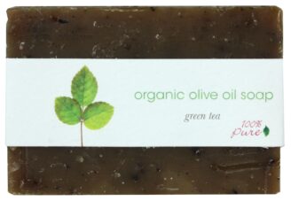 100% Pure Green Tea Organic Olive Oil Soap - 99g