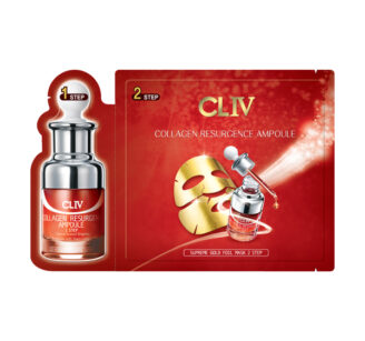CLIV Collagen Resurgence Ampoule Supreme Gold Foil Mask - 2 step