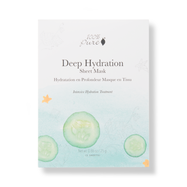100% Pure Sheet Mask: Deep Hydration - 5 pack