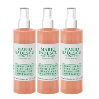 Hudpleiepakke: Mario Badescu Facial Spray with Aloe, Herbs and Rosewater - 236 ml x 3