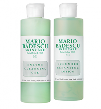 Mario Badescu Enzyme Cleansing Gel & Cucumber Cleansing Lotion