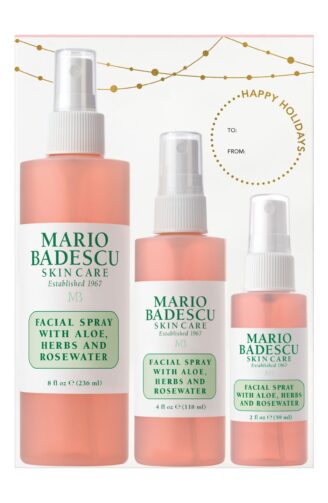 Hudpleiepakke Mario Badescu Facial Spray with Herbs, Aloe and Rose Hips - 3 stk Limited Edtion