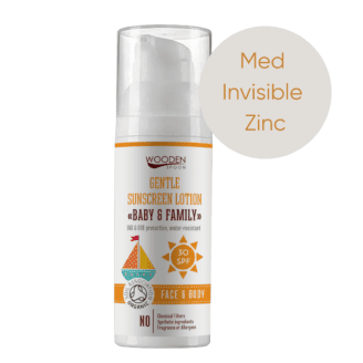 wooden spoon organic sunscreen spf 30 med invisible zinc