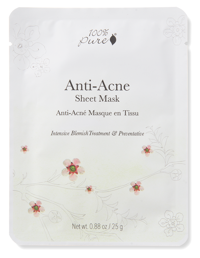 Anti acne sheet mask